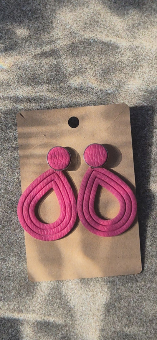 Clou Pendant Goutte Rose