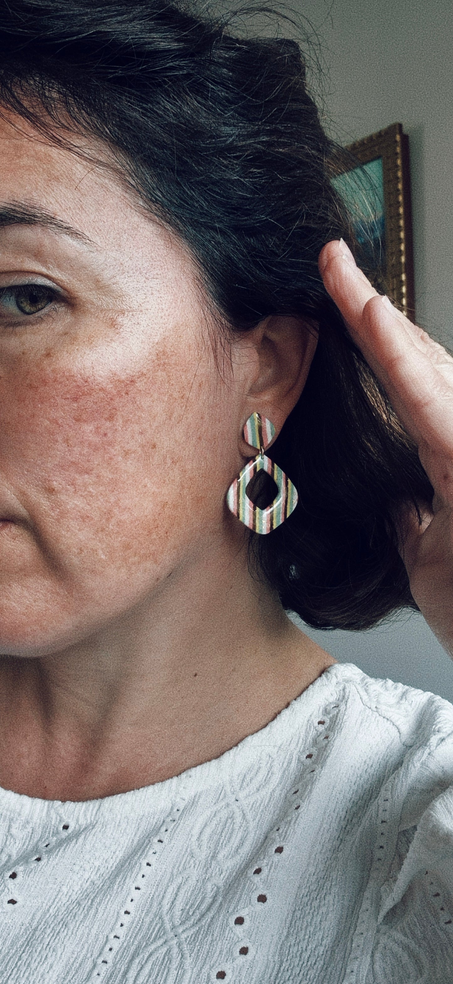 Boucles d'oreilles Losanges