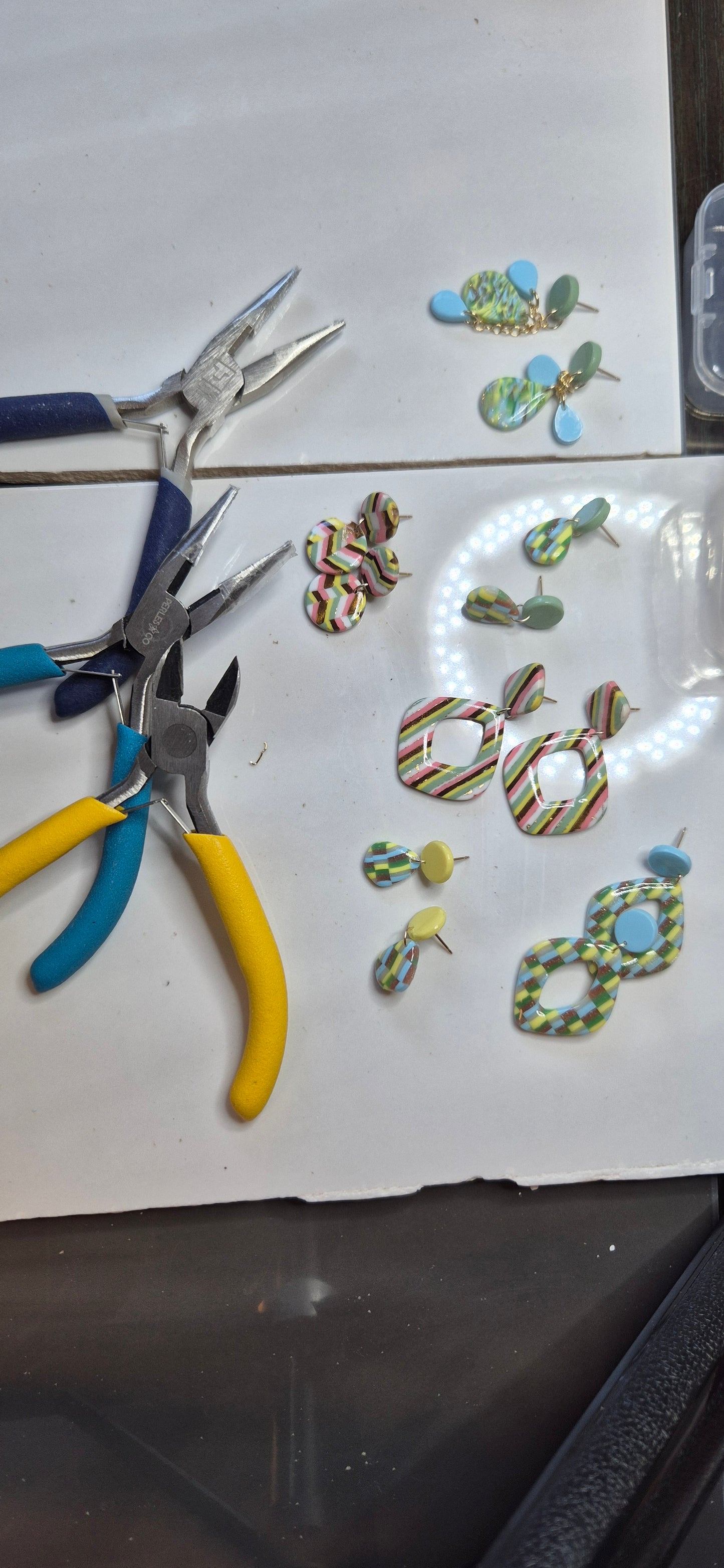 Boucles d'oreilles Losanges