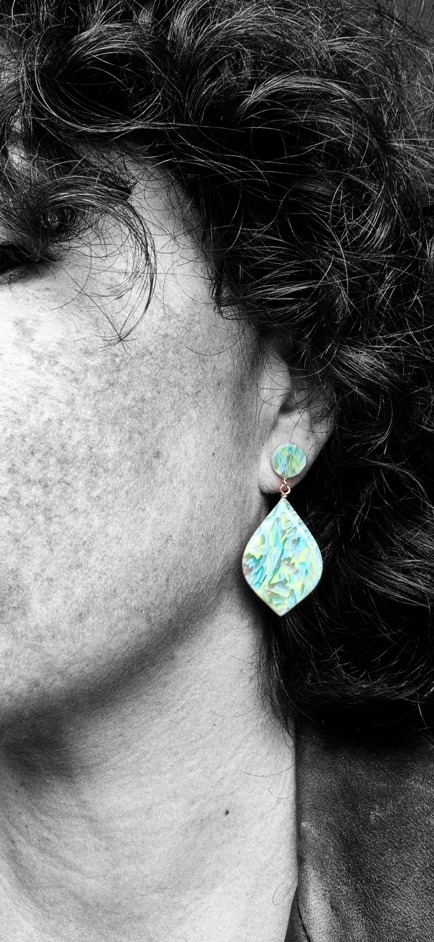Boucle d'oreille Eclat de Rivière