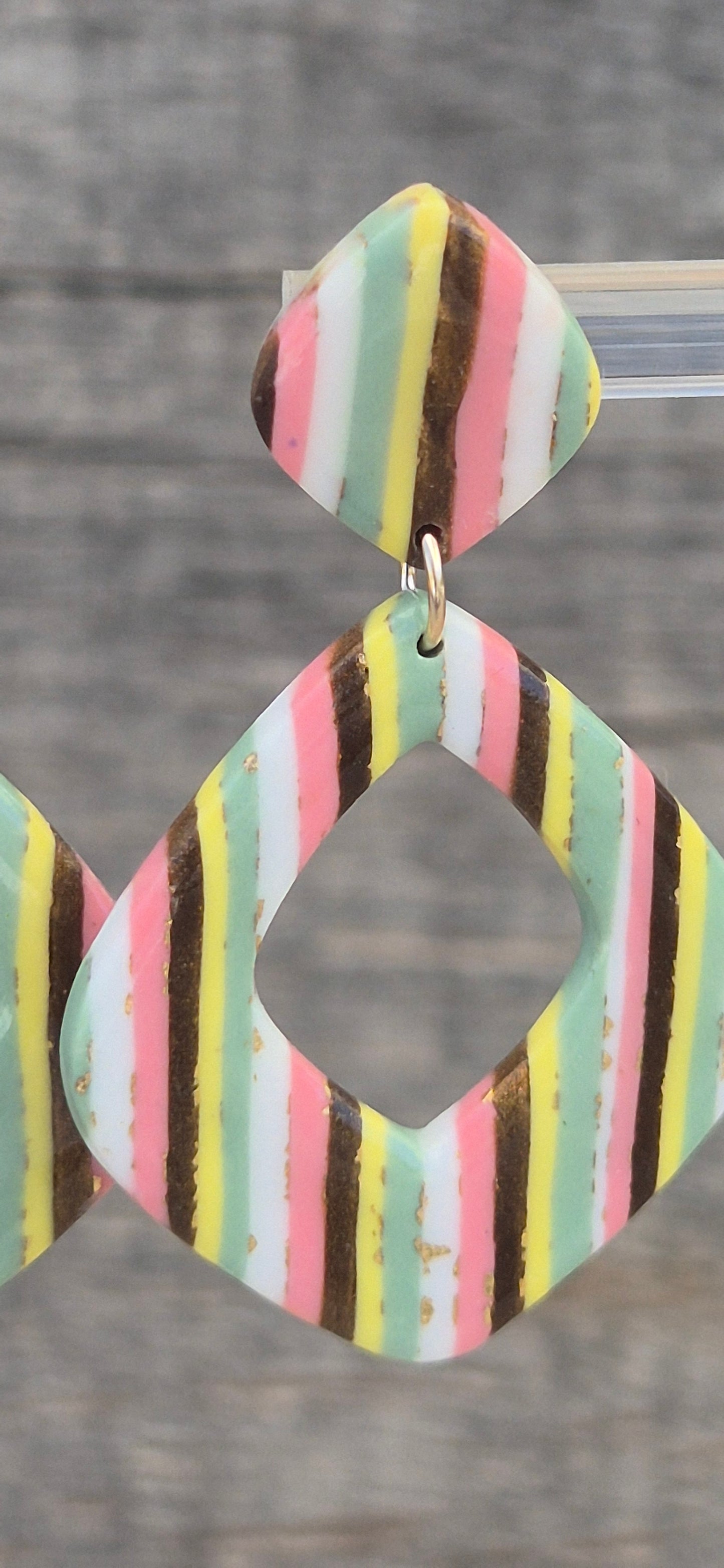 Boucles d'oreilles Losanges