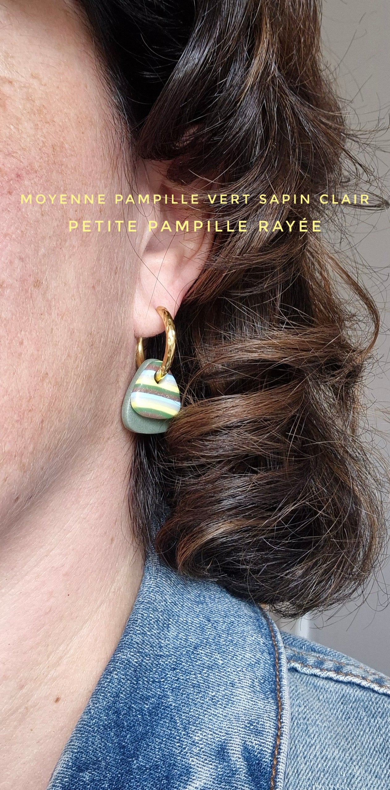 Pampille triangle Dolce Vichy, Grand et Petit Modèle